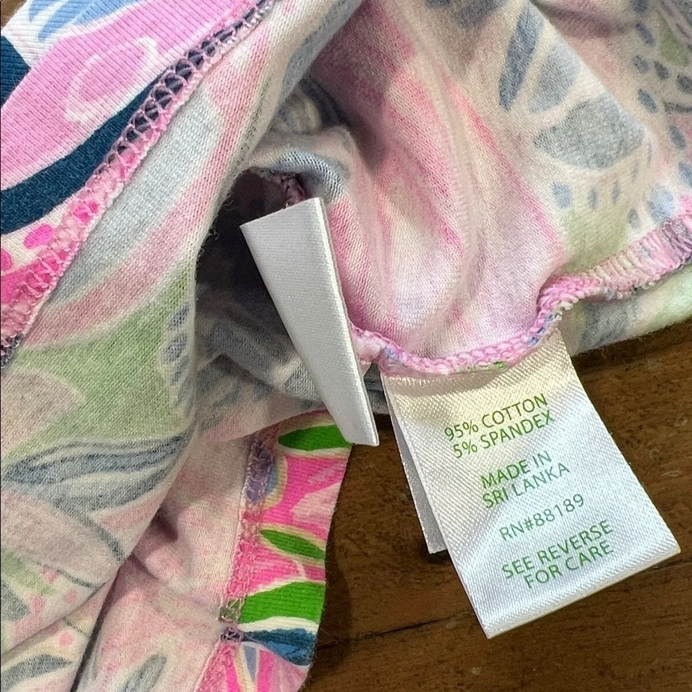 Lilly Pulitzer Sammy tropical floral pajamas girls 14